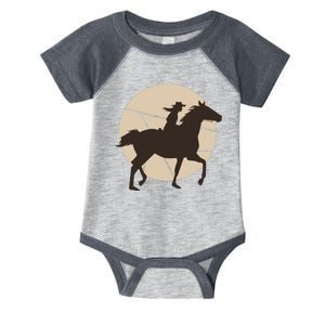 Girl Horse Rider Infant Baby Jersey Bodysuit