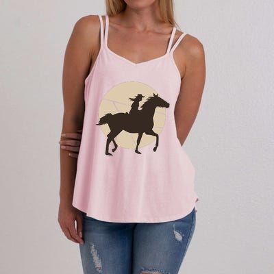 Girl Horse Rider Women's Strappy Tank