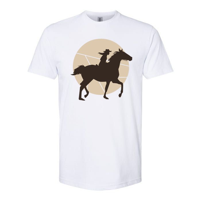 Girl Horse Rider Softstyle CVC T-Shirt