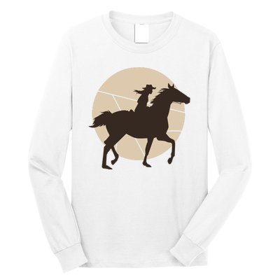 Girl Horse Rider Long Sleeve Shirt