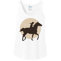 Girl Horse Rider Ladies Essential Tank