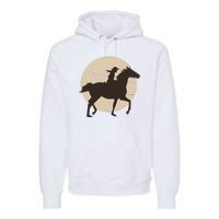 Girl Horse Rider Premium Hoodie