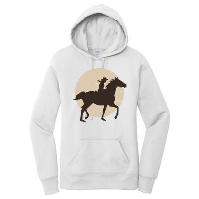 Girl Horse Rider Women's Pullover Hoodie