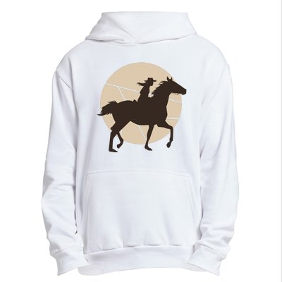 Girl Horse Rider Urban Pullover Hoodie