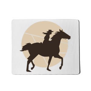 Girl Horse Rider Mousepad