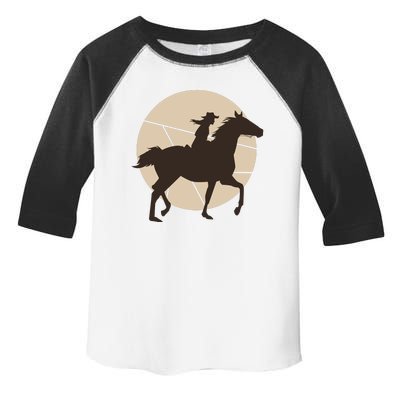 Girl Horse Rider Toddler Fine Jersey T-Shirt