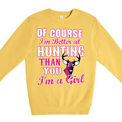 Girl Hunting Premium Crewneck Sweatshirt