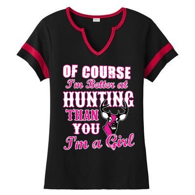 Girl Hunting Ladies Halftime Notch Neck Tee