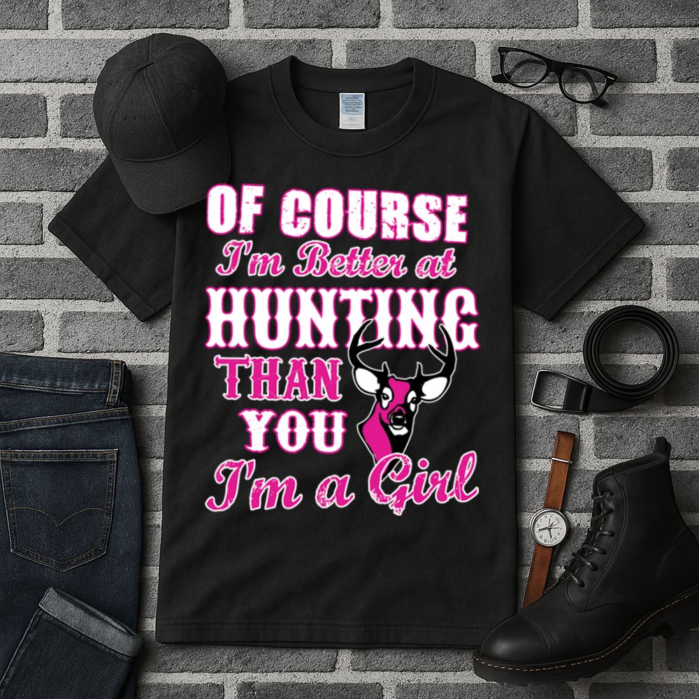 Girl Hunting Tall T-Shirt