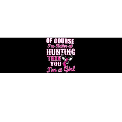 Girl Hunting Bumper Sticker