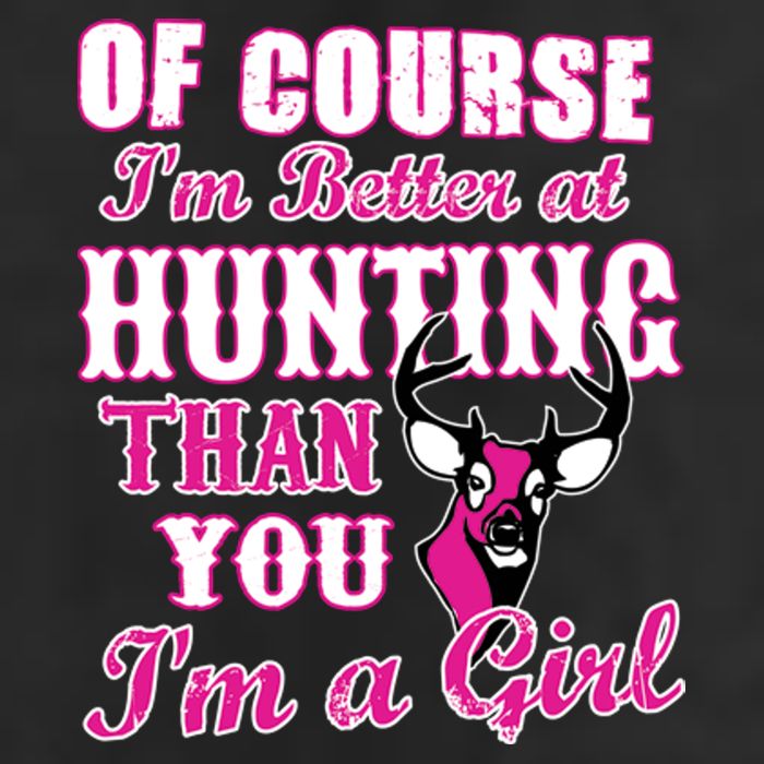Girl Hunting 11oz C Handle Ceramic Mug