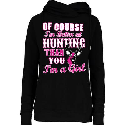 Girl Hunting Womens Funnel Neck Pullover Hood