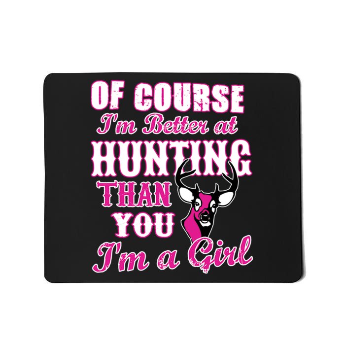 Girl Hunting Mousepad