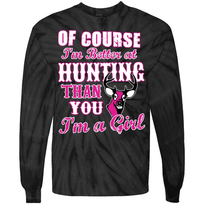 Girl Hunting Tie-Dye Long Sleeve Shirt