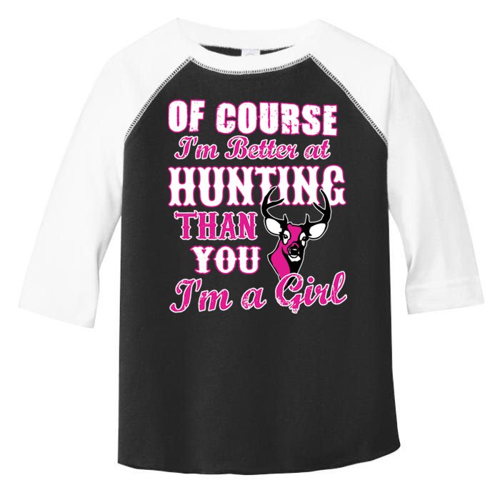 Girl Hunting Toddler Fine Jersey T-Shirt