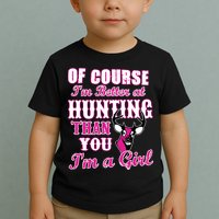 Girl Hunting Toddler T-Shirt