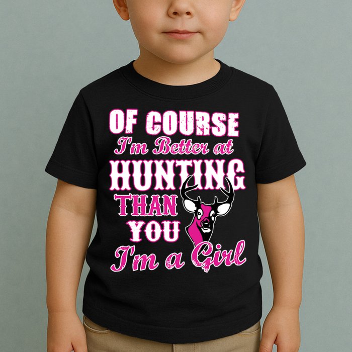 Girl Hunting Toddler T-Shirt