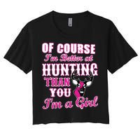 Girl Hunting Women's Crop Top Tee