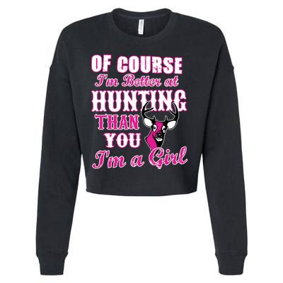 Girl Hunting Cropped Pullover Crew