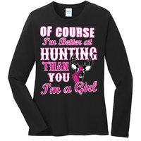 Girl Hunting Ladies Long Sleeve Shirt