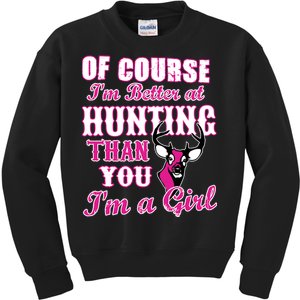 Girl Hunting Kids Sweatshirt