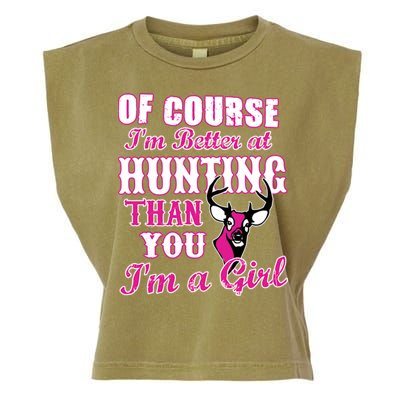 Girl Hunting Garment-Dyed Women's Muscle Tee