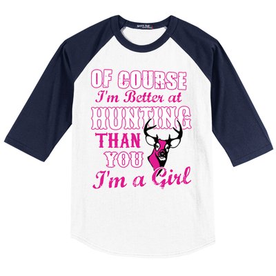 Girl Hunting Baseball Sleeve Shirt