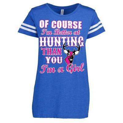 Girl Hunting Enza Ladies Jersey Football T-Shirt