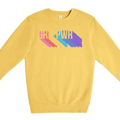 Girl Power Colorful Premium Crewneck Sweatshirt