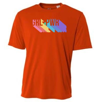 Girl Power Colorful Cooling Performance Crew T-Shirt