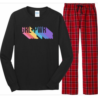 Girl Power Colorful Long Sleeve Pajama Set