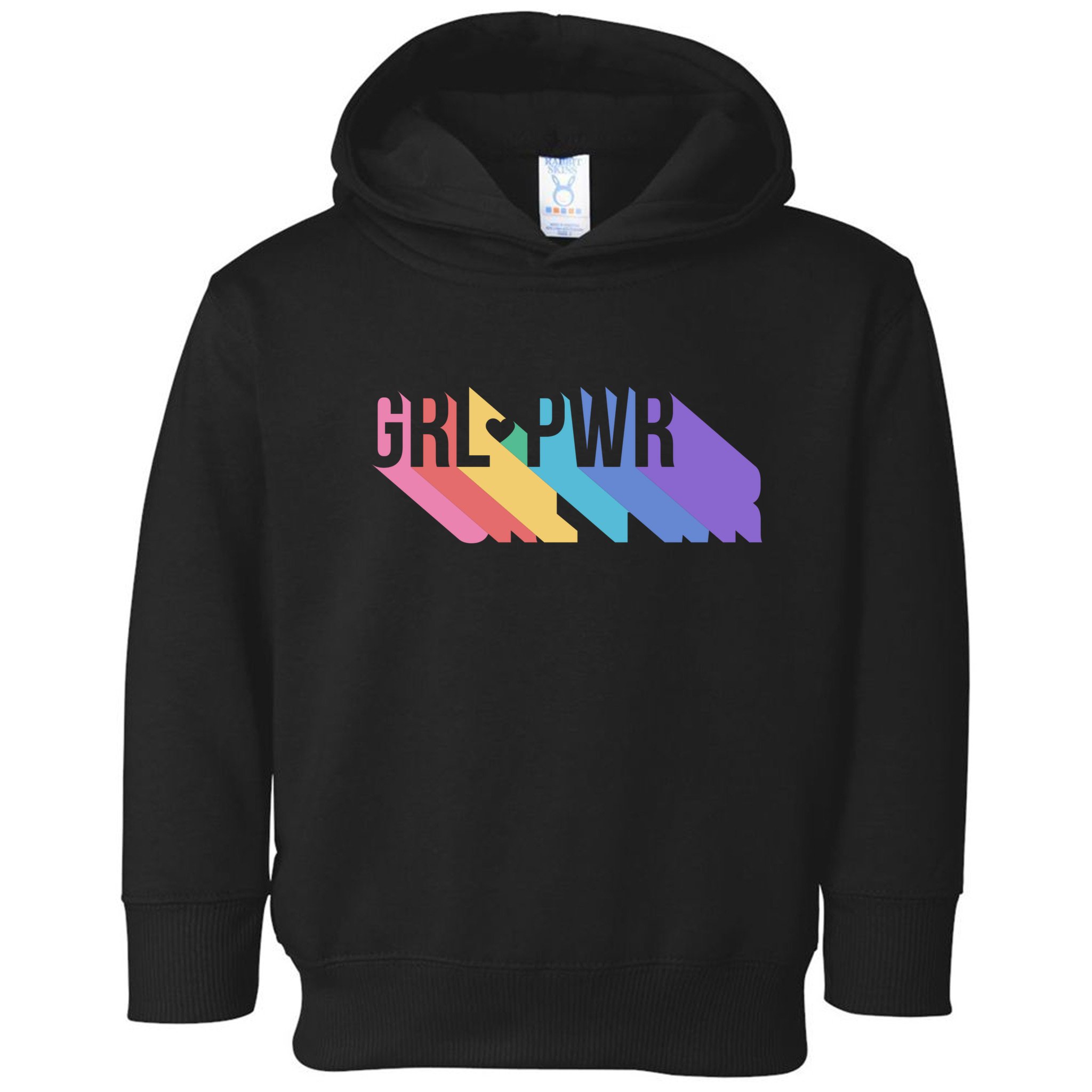 Girl Power Colorful Toddler Hoodie