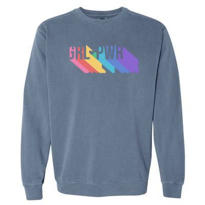 Girl Power Colorful Garment-Dyed Sweatshirt