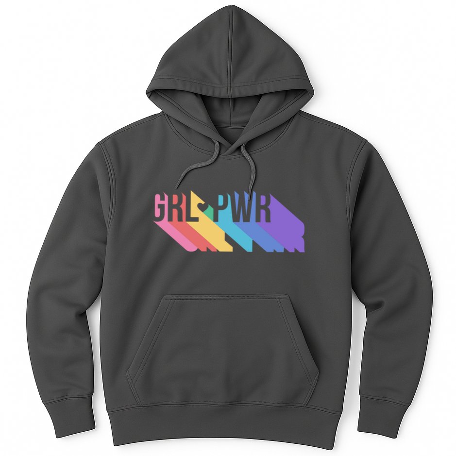 Girl Power Colorful Hoodie