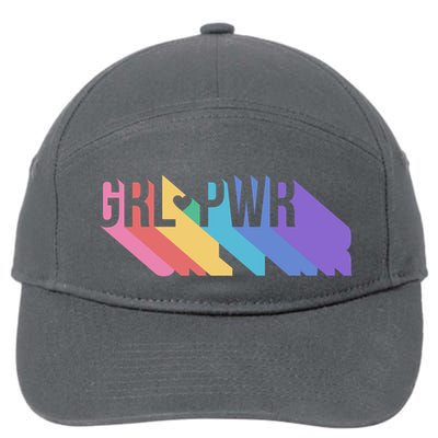 Girl Power Colorful 7-Panel Snapback Hat