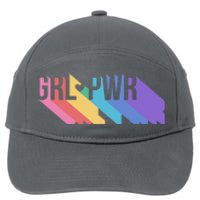 Girl Power Colorful 7-Panel Snapback Hat