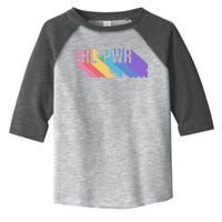 Girl Power Colorful Toddler Fine Jersey T-Shirt