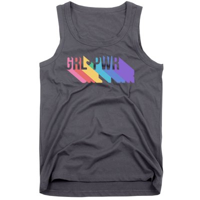 Girl Power Colorful Tank Top