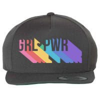 Girl Power Colorful Wool Snapback Cap