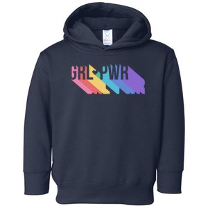 Girl Power Colorful Toddler Hoodie