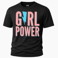 Girl Power Lightning Bolt Cooling Performance Crew T-Shirt