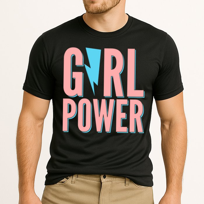 Girl Power Lightning Bolt Cooling Performance Crew T-Shirt
