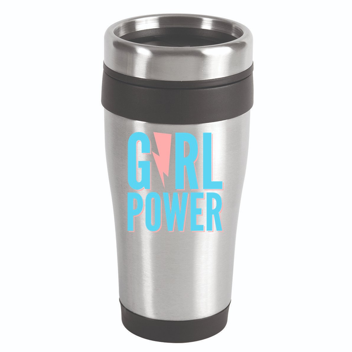 Girl Power Lightning Bolt 16oz Travel Tumbler