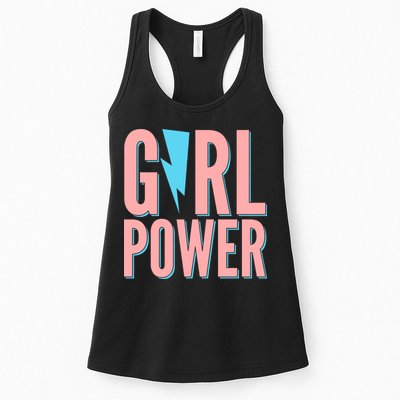 Girl Power Lightning Bolt Womens Tank Top