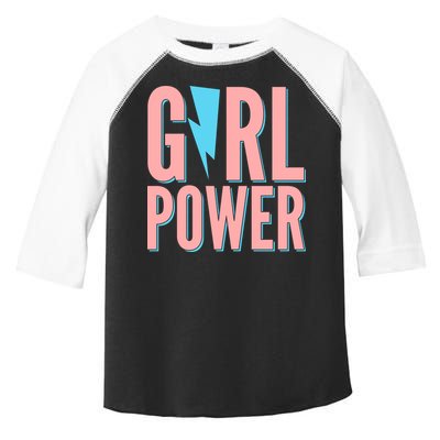 Girl Power Lightning Bolt Toddler Fine Jersey T-Shirt