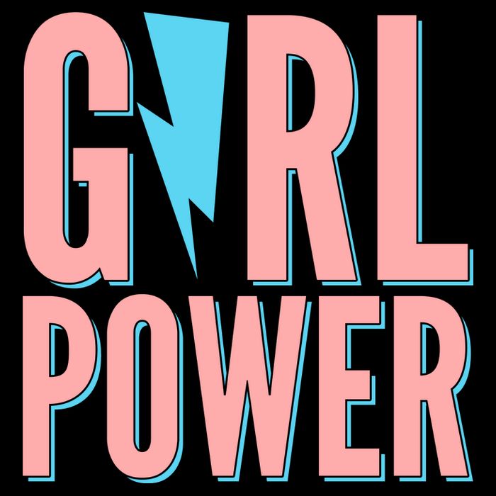 Girl Power Lightning Bolt Full Zip Hoodie