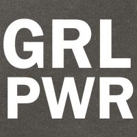Girl Power Logo Cotton Canvas Backpack