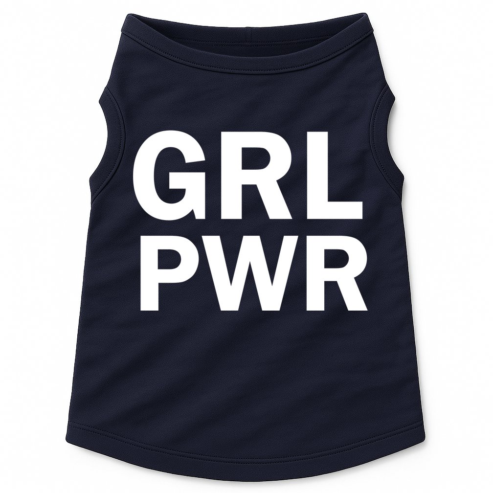 Girl Power Logo Doggie Tank
