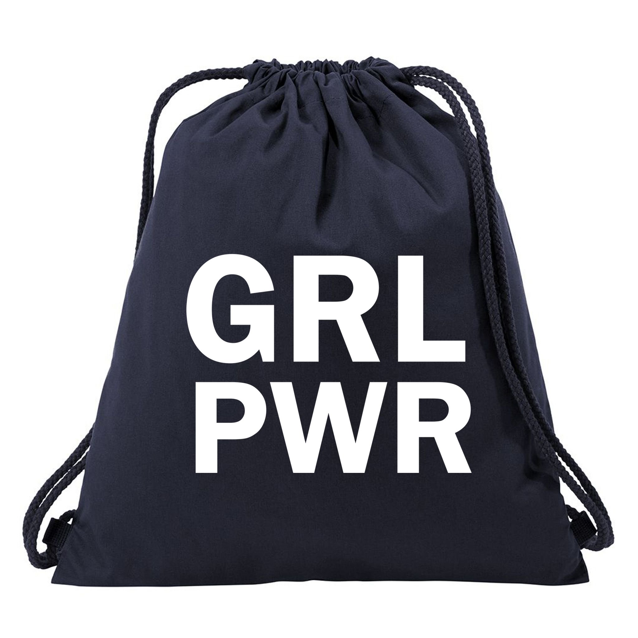 Girl Power Logo Drawstring Bag