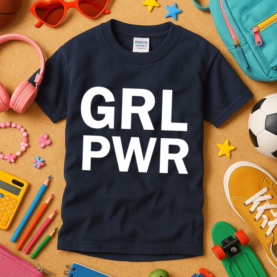 Girl Power Logo Kids T-Shirt